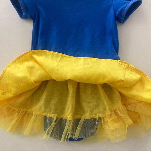 Disney Baby Girl 12-18 Months Snow White Princess Bodysuit Dress Costume - Picture 2 of 8